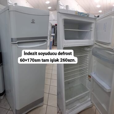 kreditle soyducu: Б/у Холодильник Indesit, De frost, Двухкамерный, цвет - Белый