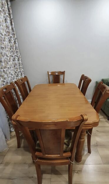 дерево мебель: Комплект стол и стулья