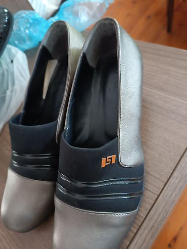 tanketka: Qadın ayaqqabısı – rahat baletka/stil slip-on model - Rəng: metalik — 2