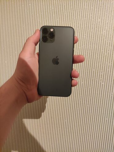 iphone 11 pro max case: IPhone 11 Pro, 64 GB, Matte Midnight Green, Simsiz şarj, Face ID