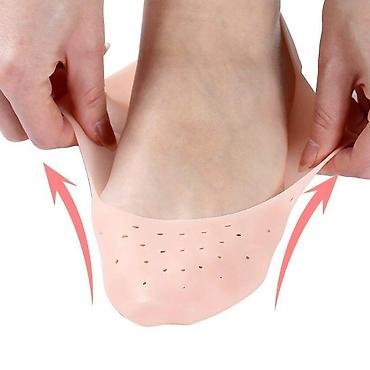 foot patch: Носки - лодочки на всю ногу, носки против трещин, мужские и женские — 2