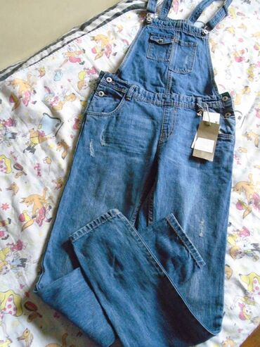 new yorker srbija prsluci: Jeans with suspenders, 164-170