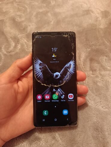 чехол на iphone 7 plus: Samsung Galaxy Note 8, 64 GB, rəng - Qara, Barmaq izi