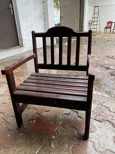 bağ stulları: Taxta (ağac) bağ-mebel dəsti - Material: bərk ağacdan hazırlanmış — 9