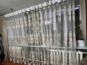 туркменистан постельное белье: С вышивкой, Готовое изделие, Б/у, Для зала