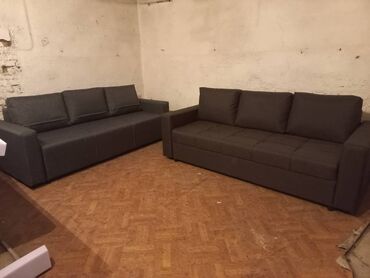 стол для кофе: Түз диван, Үч орундук жана андан көп