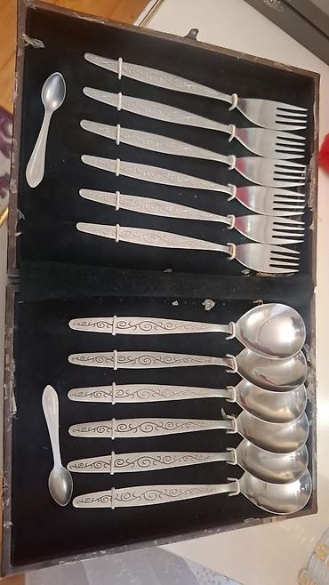 acar naboru satilir: Çay qaşığı dəsti 30 azn, böyük qaşıq-çəngəl dəsti 60 azn - Tərkib: bir — 2