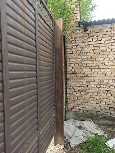 Распашные ворота: Металлические распашные ворота с калиткой - Конструкция — 3