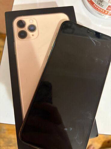 iphone 13 pro max 128: IPhone 11 Pro Max, 64 GB, Matte Gold, Simsiz şarj, Face ID, Sənədlərlə