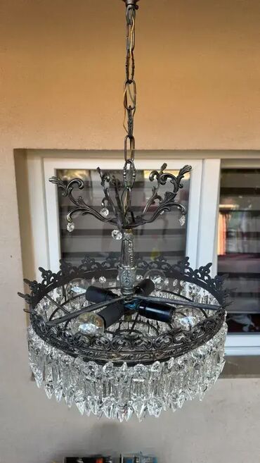 Ostali stilski nameštaj: Stari kristalni luster - ODLIČNO STANJE U odličnom stanju 💎 Kao na — 6