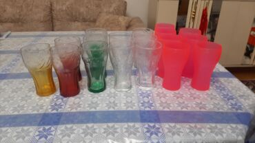 qaşıq desti: Стаканы, Стекло, Набор из 6 шт., 200 мл