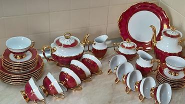 antik servis: Çay dəsti, Farfor, 6 nəfərlik, Çexiya — 3