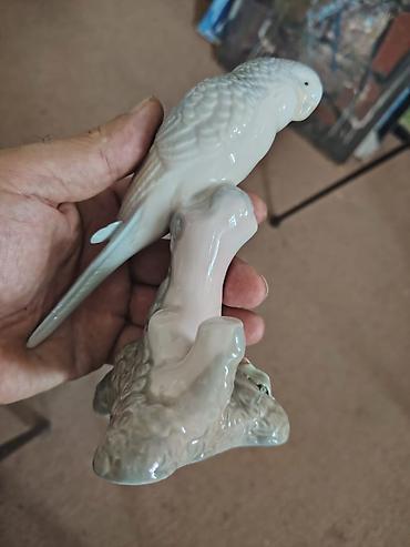 попугай корелла: Винтажная фарфоровая фигура Попугай — 2