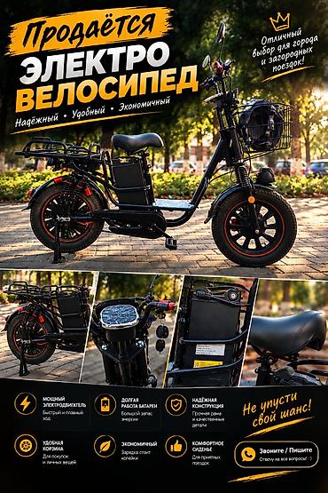 однофазный двигатель: Электровелосипед, Б/у — 4