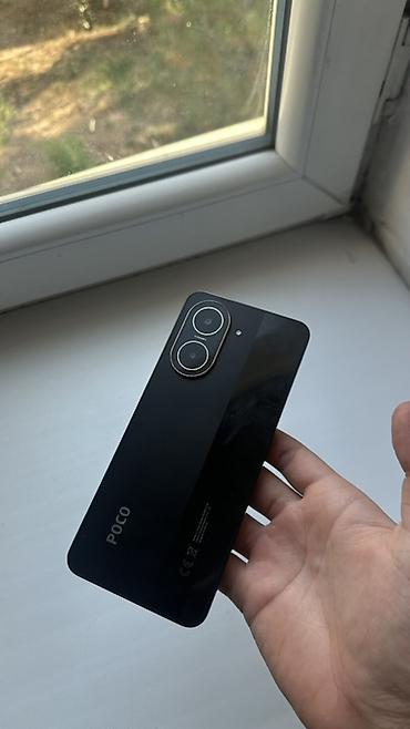 чехлы на поко х6 про: Poco C71, Б/у, 128 ГБ, цвет - Черный, 2 SIM — 2