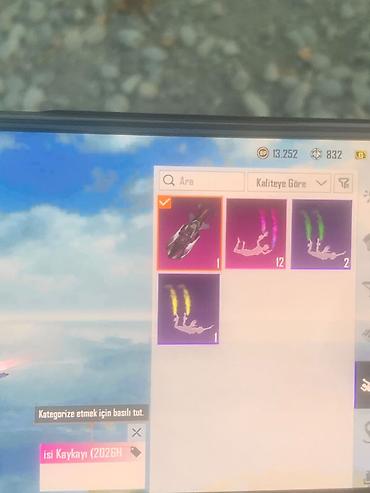 ucan: PUBG Mobile hesabı – nadir kolleksiya kosmetikaları - Paraşüt — 4