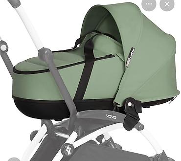 переноску: Люлька Babyzen YOYO Bassinet, цвет зеленый ) - Совместима с колясками — 5