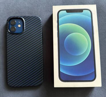 айфон 13 про рассрочка 24 месяца: IPhone 12, Колдонулган, 64 ГБ, Көк, Каптама, Коргоочу айнек, Кабель, 77 %