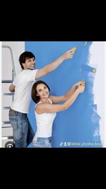 Строительство и ремонт: Покраска стен, На водной основе, 1-2 года опыта