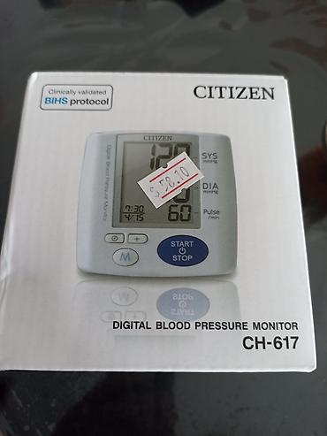 Тонометры: CITIZEN CH-617 rəqəmsal qan təzyiqi monitoru - Model: CH-617 - Növ — 1