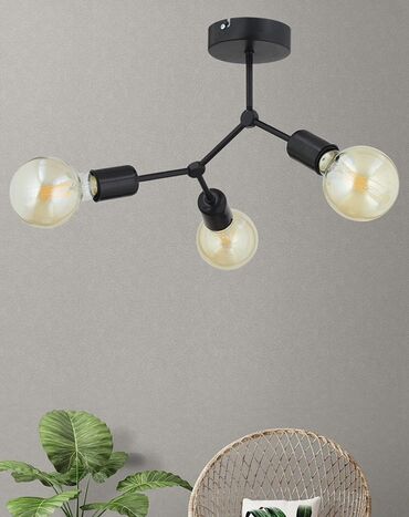 lustur ucuz: Çılçıraq, 3 lampa, Metal