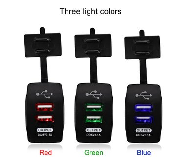 Auto oprema: Vodootporni USB ugradni punjač 12-24V Moze se koristiti u kolima na lalafo.rs — 4 Auto oprema: Vodootporni USB ugradni punjač 12-24V Moze se koristiti u kolima — 4