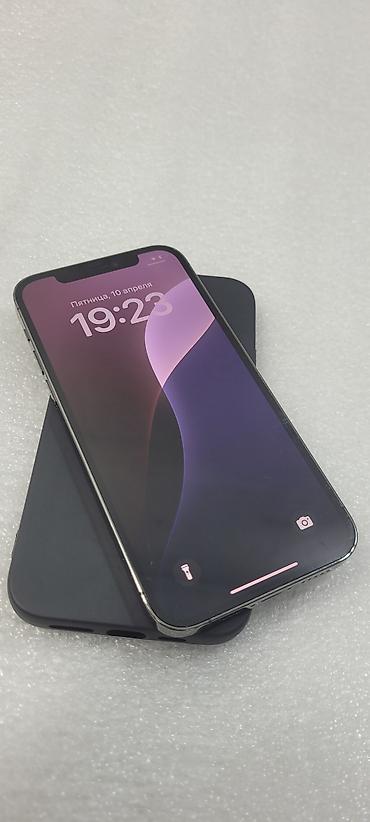 Apple iPhone: IPhone 12 Pro, Б/у, 256 ГБ, Черный, Чехол, 75 % — 2