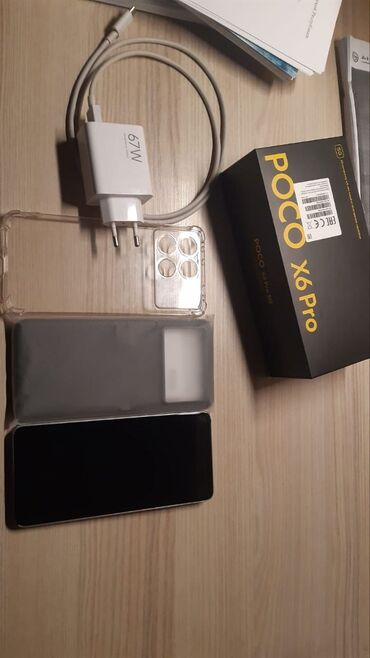 Мобильные телефоны и аксессуары: Poco X6 Pro 5G, 512 ГБ, цвет - Белый, Сенсорный, С документами
