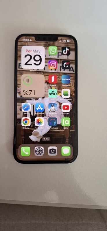 iphone telefon ikinci el: IPhone 14, 128 GB, Qara, Face ID