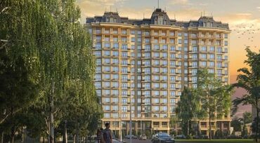 квартира бишкек долгосрочная: 4 комнаты, 138 м², Элитка, 14 этаж, ПСО (под самоотделку)