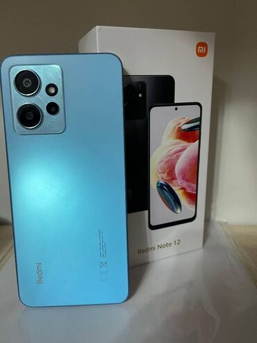 xiaomi not 8 pro: Redmi Note 12, 128 ГБ, цвет - Голубой, Отпечаток пальца, Две SIM карты