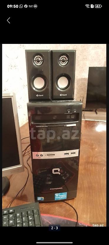 12 pro barter: Masaüstü kompüter dəsti – Compaq sistem bloku ilə Komplekt: - Compaq — 1