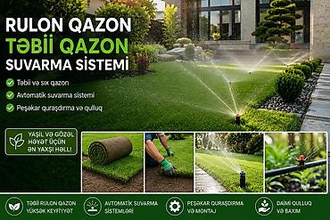landşaft dizayn: 🌿🔥 HƏYƏTİNİZİ YAŞILLAŞDIRMAĞIN ƏN SÜRƏTLİ YOLU! 🌱 Rulon qazon – təbii — 1