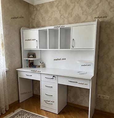 reseption masa: Düz masa, Stulsuz, Polkalı, Siyirməli, Belarusiya, Sadə laminat — 1