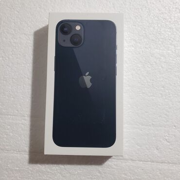 Apple iPhone: IPhone 13, 128 GB, Midnight, Zəmanət, Simsiz şarj, Face ID