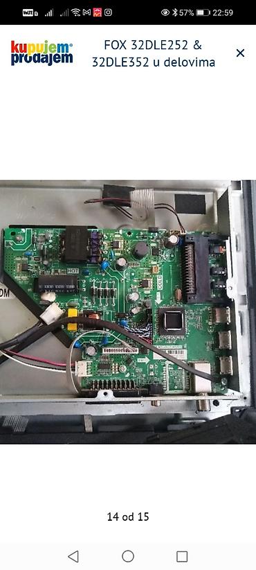 Aksesoari za TV i video: FOX 32DLE252 i FOX 32DLE352 – delovi za TV Dostupni originalni delovi — 12