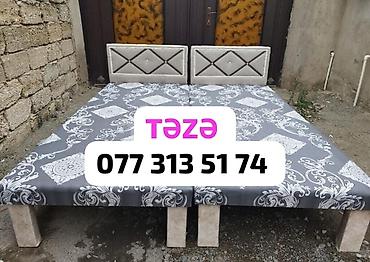 2 divan: Təzə çarpayılar. 1 nəfərlik çarpayılar 60manat 2 nəfərlik taxt — 1