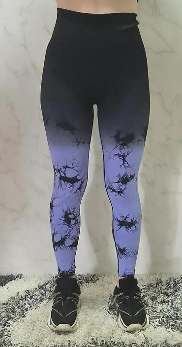 Helanke, biciklistički šortsevi: Ženske sportske helanke – visok struk - Model: duge helanke sa — 4