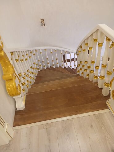 Tavan işləri: Taxta interyer işləmələri – tavan, divar və pilləkən - Material — 11