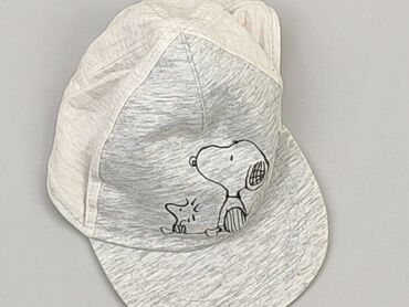czapka z daszkiem i siatką: Czapka z daszkiem, H&M, 9-12 m, stan - Dobry