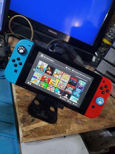 аренда морозильников бишкек: Nintendo switch чипрванный (прошитый) 32гб+128гб записано 25 игр