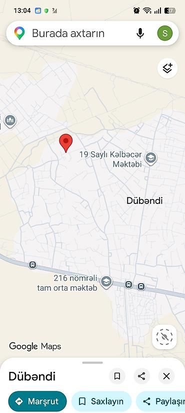 tap az qobuda torpaq: Dübəndidə torpaq sahəsi xaşaxuna baglari - Məkan: Dübəndi qəsəbəsi, 19 — 1