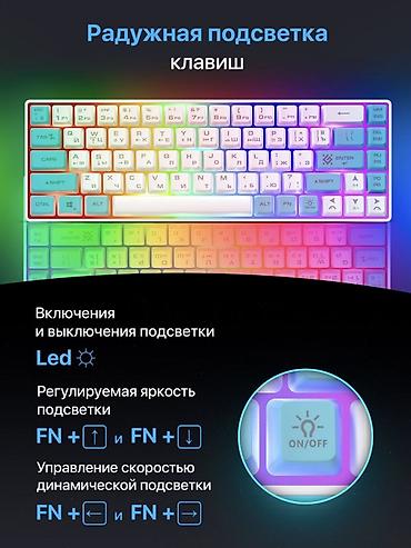 macbook pro 14: Bezsimli oyun klaviaturası – PRO Series - 68 düyməli, kompak tənqiləs — 3