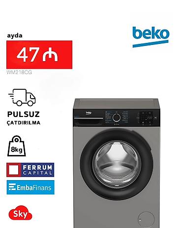 i̇phon 8: Paltaryuyan maşın Beko, 8 kq, Yeni, Avtomat, Qurutma var, Kredit var, Pulsuz çatdırılma — 1