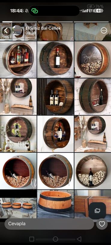 Digər xidmətlər: Dekorativ və xalis taxta çəllək əsaslı interyer/eksteryer — 24