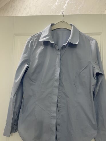продаю рубашку: Блузка, Классическая модель, Хлопок, Однотонный