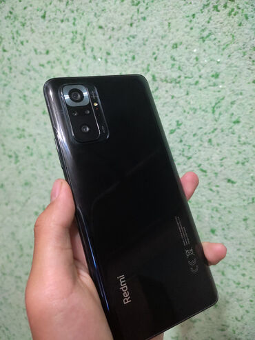 Redmi: Redmi, Redmi Note 10 Pro, Б/у, 128 ГБ, цвет - Черный, 2 SIM