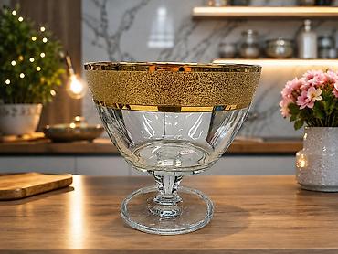вазы фруктовницы: Ваза для фруктов PROMSIZ (Decorated Glass) - Материал: прозрачное — 2