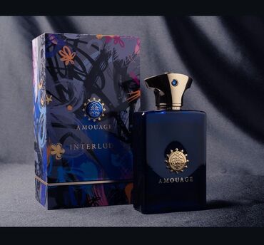 Boşqablar: Amouage interlude- Duty Free. Etir duty freedendir. Butun etiketi