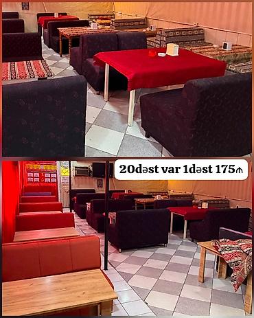 çalışma masa: Kafe restoran cayxana uçun divan desti 20 dest var bir dest *175₼ — 1